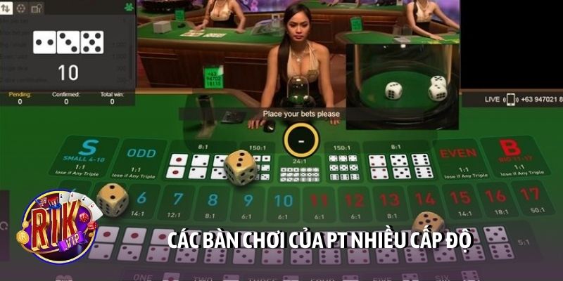 Các bàn chơi của PT nhiều cấp độ