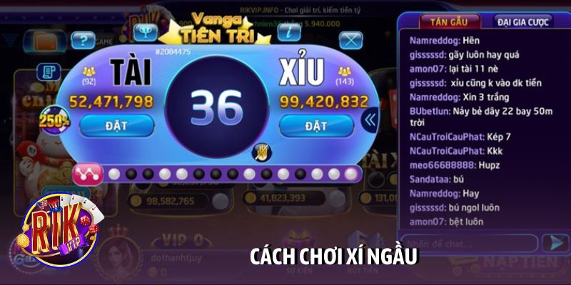 Cách chơi xí ngầu