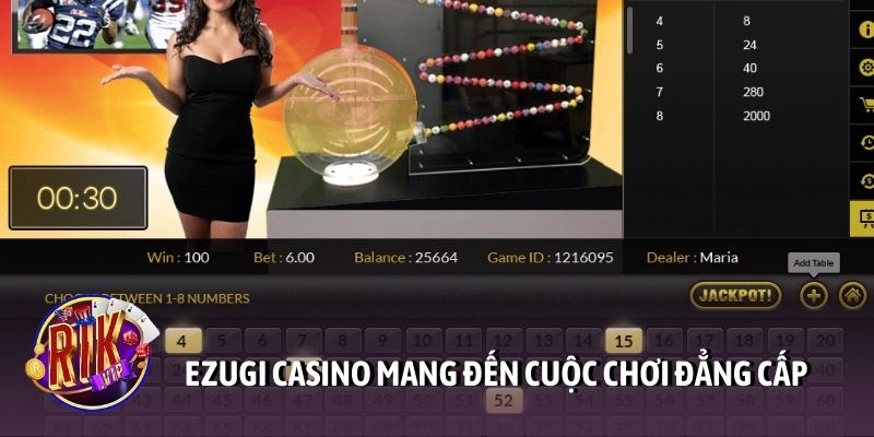 Ezugi casino mang đến cuộc chơi đẳng cấp