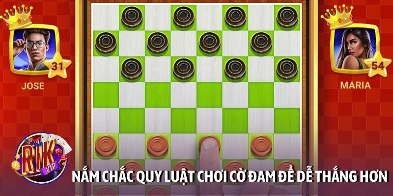 Nắm chắc quy luật chơi cờ đam để dễ thắng hơn