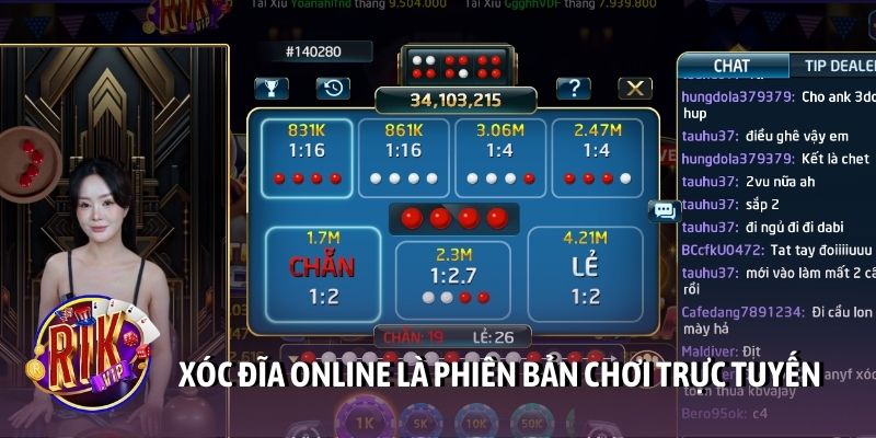 Xóc đĩa online là phiên bản chơi trực tuyến